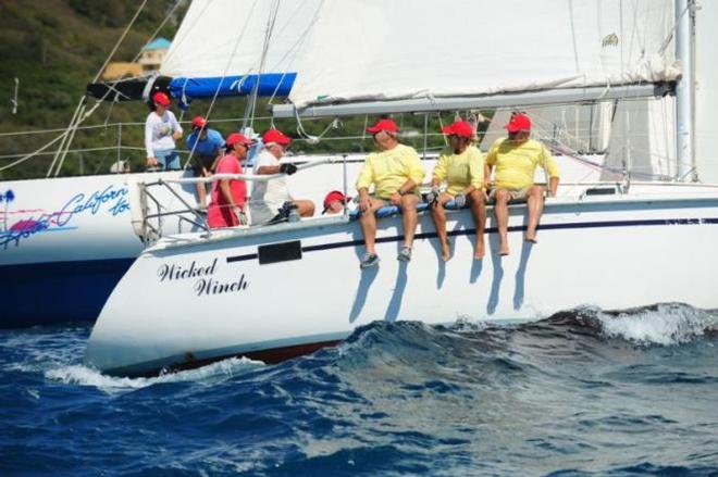 Hotel California Too and Wicked Winch - BVI Spring Regatta and Sailing Festival © Todd VanSickle / BVI Spring Regatta http://www.bvispringregatta.org